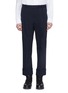 Main View - Click To Enlarge - 3.1 PHILLIP LIM - Roll cuff cropped pleated saddle pants