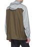 Back View - Click To Enlarge - 3.1 PHILLIP LIM - Colourblock hooded windbreaker jacket