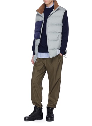 Figure View - Click To Enlarge - 3.1 PHILLIP LIM - Contrast chest pocket oversized down puffer vest