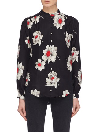 Main View - Click To Enlarge - EQUIPMENT - 'Cornelia' floral print silk shirt