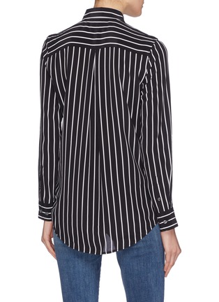 Back View - Click To Enlarge - EQUIPMENT - 'Essential' stripe silk crepe shirt