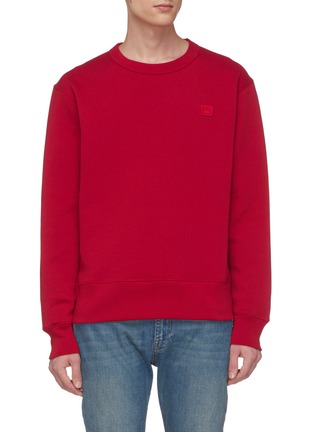 Main View - Click To Enlarge - ACNE STUDIOS - 'Fairview Face' patch sweatshirt