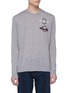Main View - Click To Enlarge - ACNE STUDIOS - Planet embroidered Merino wool sweater