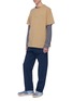 Figure View - Click To Enlarge - ACNE STUDIOS - Logo print garment dyed oversized T-shirt