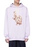 Main View - Click To Enlarge - ACNE STUDIOS - Turtle graphic print hoodie