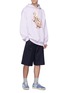 Figure View - Click To Enlarge - ACNE STUDIOS - Turtle graphic print hoodie