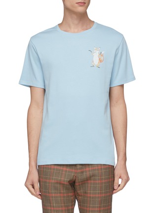 Main View - Click To Enlarge - ACNE STUDIOS - Fox graphic print T-shirt