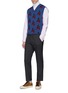 Figure View - Click To Enlarge - ACNE STUDIOS - Face patch stripe Oxford shirt