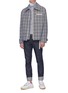 Figure View - Click To Enlarge - ACNE STUDIOS - Check plaid shirt jacket