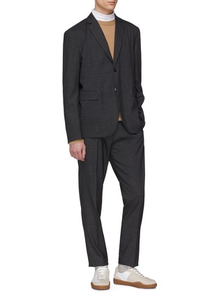 Figure View - Click To Enlarge - ACNE STUDIOS - 'Antibes' notched lapel wool soft blazer