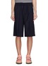 Main View - Click To Enlarge - ACNE STUDIOS - Elastic waist wool-mohair suiting shorts