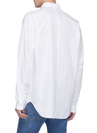Back View - Click To Enlarge - ACNE STUDIOS - 'Glanni' oversized boxy chest pocket shirt