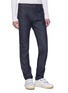 Front View - Click To Enlarge - ACNE STUDIOS - 'North' slim fit raw jeans
