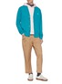 Figure View - Click To Enlarge - ACNE STUDIOS - 'Neve Face' patch wool cardigan