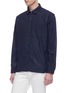 Front View - Click To Enlarge - ALTEA - Virgin wool blend shirt jacket
