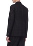 Back View - Click To Enlarge - BARENA - 'Taca Chino' windowpane check wool knit soft blazer