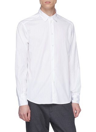 Front View - Click To Enlarge - BARENA - 'Coppii Clini' stripe shirt