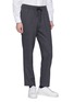 Front View - Click To Enlarge - BARENA - Virgin wool twill jogging pants
