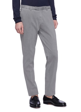 Front View - Click To Enlarge - BOGLIOLI - Straight leg twill chinos