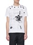 Main View - Click To Enlarge - COMME DES GARÇONS SHIRT - x Jean-Michel Basquiat graphic polka dot print T-shirt