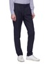Front View - Click To Enlarge - INCOTEX - Slim fit pleated gabardine pants