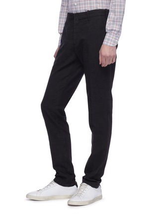 Front View - Click To Enlarge - INCOTEX - Slim fit houndstooth pants