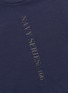  - NEIL BARRETT - 'Navy Series: 466' slogan print T-shirt