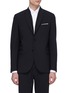 Main View - Click To Enlarge - NEIL BARRETT - Layered lapel slim fit tuxedo blazer
