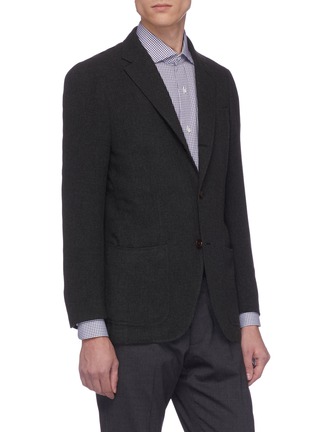 Front View - Click To Enlarge - RING JACKET - 'New Balloon' wool blazer