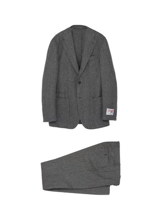 Main View - Click To Enlarge - RING JACKET - 'New Balloon' wool suit