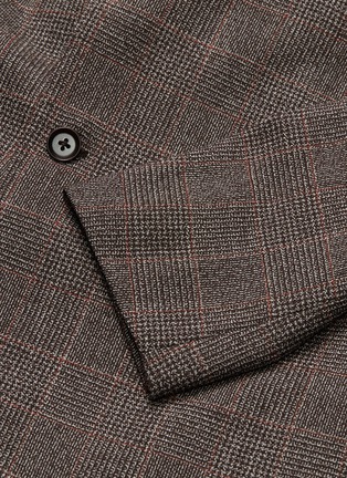  - RING JACKET - '269E' check plaid wool suit