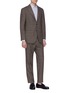 Front View - Click To Enlarge - RING JACKET - '269E' check plaid wool suit