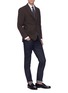 Figure View - Click To Enlarge - RING JACKET - 'New Balloon' check plaid wool hopsack blazer