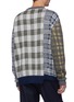 Back View - Click To Enlarge - WOOYOUNGMI - Asymmetric hem mixed check plaid sweater