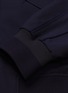  - WOOYOUNGMI - Logo embroidered stripe sleeve bomber jacket