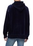 Back View - Click To Enlarge - WOOYOUNGMI - Contrast hood modal-cotton velvet hoodie