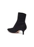 Detail View - Click To Enlarge - GIANVITO ROSSI - Bouclé knit sock boots