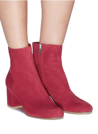 Figure View - Click To Enlarge - GIANVITO ROSSI - Suede ankle boots