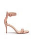 Main View - Click To Enlarge - GIANVITO ROSSI - 'Portofino 85' ankle strap leather sandals