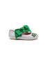 Main View - Click To Enlarge - WINK - 'Ice Cream' ribbon bow glitter toddler ballet flats