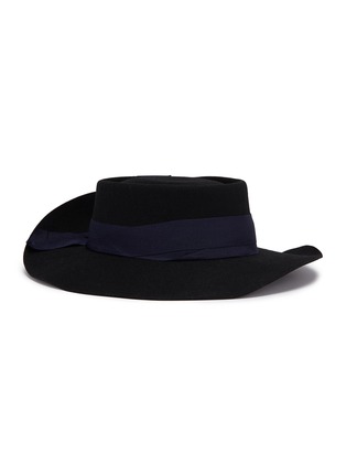 Main View - Click To Enlarge - SENSI STUDIO - Wool felt gaucho hat