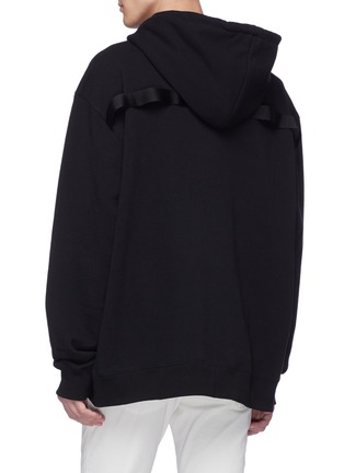 Back View - Click To Enlarge - CALVIN KLEIN 205W39NYC - Contrast chest pocket hoodie