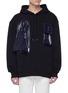 Main View - Click To Enlarge - CALVIN KLEIN 205W39NYC - Contrast chest pocket hoodie