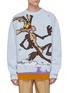 Main View - Click To Enlarge - CALVIN KLEIN 205W39NYC - x Looney Tunes™ 'Ralph Wolf' jacquard virgin wool sweater