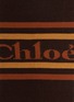 Detail View - Click To Enlarge - CHLOÉ - Logo intarsia thigh high socks