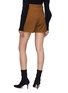 Back View - Click To Enlarge - CHLOÉ - Flap pocket virgin wool twill shorts