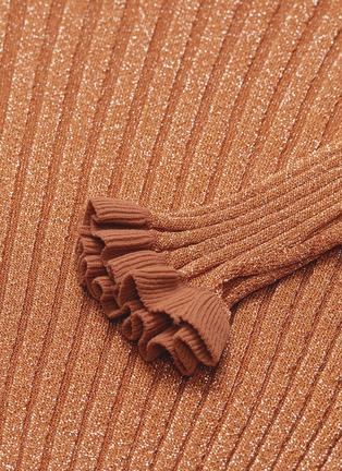  - CHLOÉ - Silk blend rib knit turtleneck top