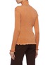 Back View - Click To Enlarge - CHLOÉ - Silk blend rib knit turtleneck top