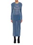 Main View - Click To Enlarge - CHLOÉ - Layered sweater panel silk blend knit tank dress