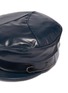 Detail View - Click To Enlarge - GIGI BURRIS MILLINERY - 'Georgie' leather newsboy cap